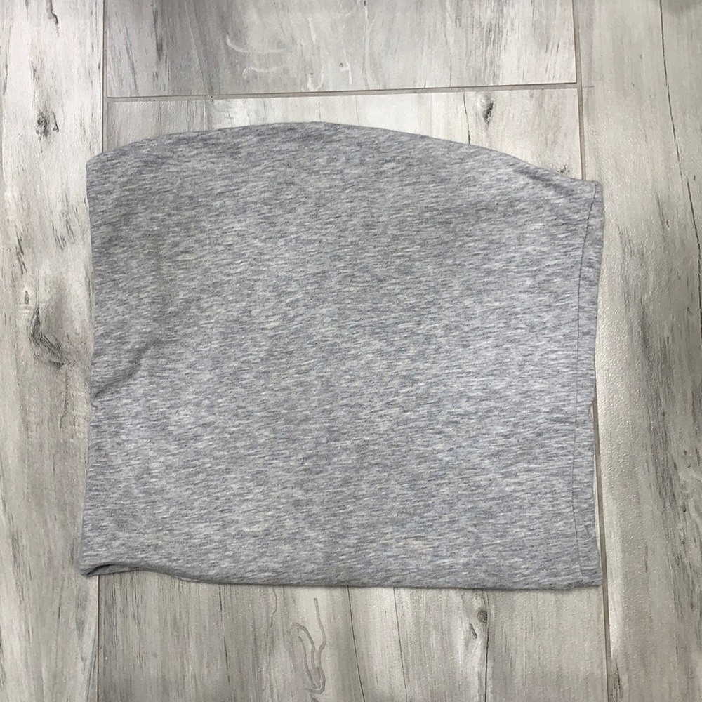 Grey brandy Melville tube top